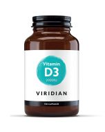 Viridian Vitamin D3 (Vegan) 2000iu Veg Caps 150