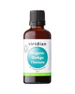 Viridian 100% Organic Ginkgo biloba Tincture 50ml