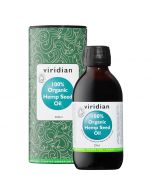 Viridian 100% Organic Hemp Seed Oil 200ml