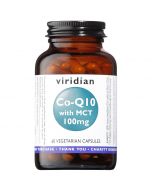 Viridian Co-enzyme Q10 100mg with MCT Veg Caps 60