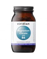 Viridian Magnesium Citrate with B6 Veg Caps 90