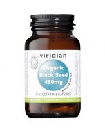 Viridian Organic Black Seed 450mg Veg Caps 30