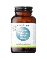 Viridian Organic Valerian Root 400mg Veg Caps 60