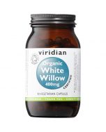 Viridian Organic White Willow 400mg Veg Caps 90