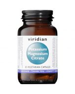 Viridian Potassium Magnesium Citrate Veg Caps 30