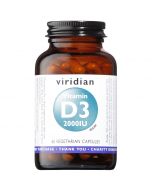 Viridian Vitamin D3 (Vegan) 2000iu Veg Caps 60