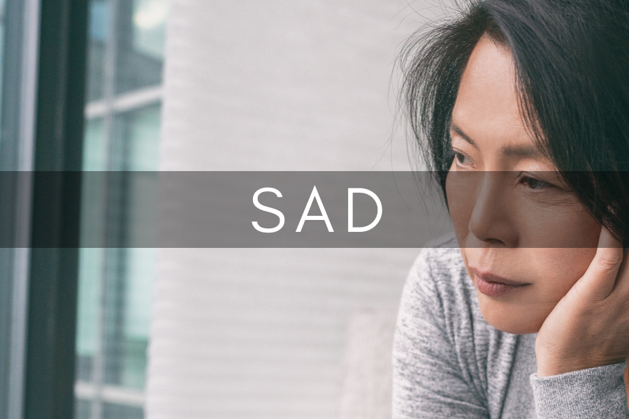 Seasonal affective disorder, or SAD,