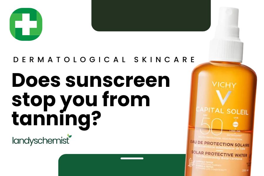 does sunscreen stop you tanning