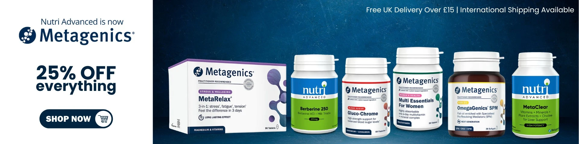 25% OFF Metagenics X Nutri Advanced