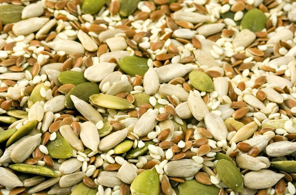Nuts are a source of magnesium and calcium