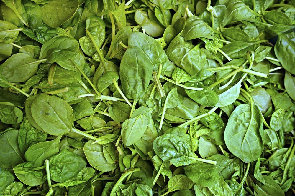 Iron can be found in Spinach